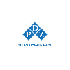 DPZ letter logo design on white background. DPZ creative initials letter logo concept. DPZ letter design.
