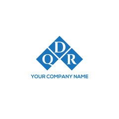 DQR letter logo design on white background. DQR creative initials letter logo concept. DQR letter design.
