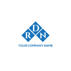 Fototapeta premium DRN letter logo design on white background. DRN creative initials letter logo concept. DRN letter design. 