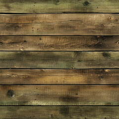 Fototapeta premium Seamless Wood Plank Texture rustic wood where the dominant color is Green created with Generative Ai