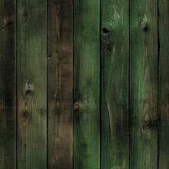 Fototapeta premium Seamless Wood Plank Texture rustic wood where the dominant color is Green created with Generative Ai