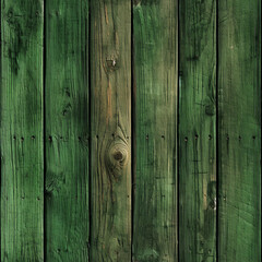 Naklejka premium Seamless Wood Plank Texture rustic wood where the dominant color is Green created with Generative Ai