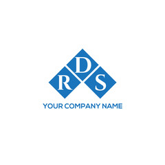 Fototapeta premium DRS letter logo design on white background. DRS creative initials letter logo concept. DRS letter design. 