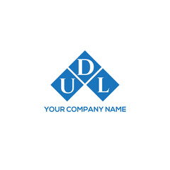 DUL letter logo design on white background. DUL creative initials letter logo concept. DUL letter design.
