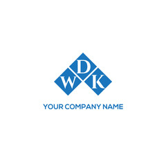 DWK letter logo design on white background. DWK creative initials letter logo concept. DWK letter design.

