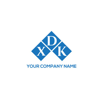 DXK letter logo design on white background. DXK creative initials letter logo concept. DXK letter design.

