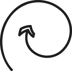 Curved Arrow Symbol
