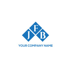 FJB letter logo design on white background. FJB creative initials letter logo concept. FJB letter design.
