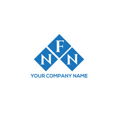 Fototapeta premium FNN letter logo design on white background. FNN creative initials letter logo concept. FNN letter design. 
