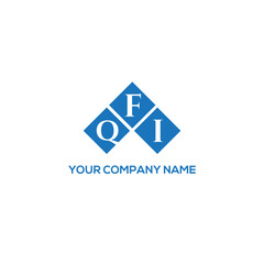 FQI letter logo design on white background. FQI creative initials letter logo concept. FQI letter design.
