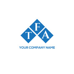 FTA letter logo design on white background. FTA creative initials letter logo concept. FTA letter design.
