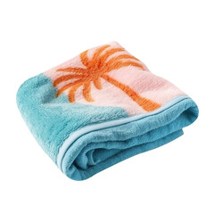 Amazing Beach Towel Isolated On transparent Background