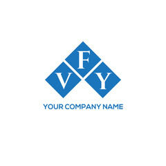 FVY letter logo design on white background. FVY creative initials letter logo concept. FVY letter design.
