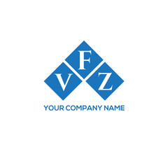 Fototapeta premium FVZ letter logo design on white background. FVZ creative initials letter logo concept. FVZ letter design. 