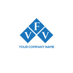 FVV letter logo design on white background. FVV creative initials letter logo concept. FVV letter design.
