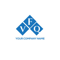 FVQ letter logo design on white background. FVQ creative initials letter logo concept. FVQ letter design.
