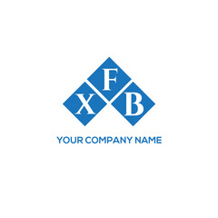 FXB letter logo design on white background. FXB creative initials letter logo concept. FXB letter design.
