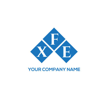 FXE letter logo design on white background. FXE creative initials letter logo concept. FXE letter design.
