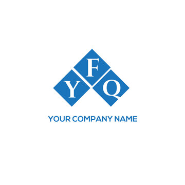 FYQ letter logo design on white background. FYQ creative initials letter logo concept. FYQ letter design.
