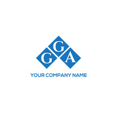 GGA letter logo design on white background. GGA creative initials letter logo concept. GGA letter design.
