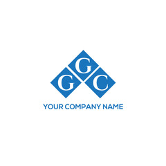 GGC letter logo design on white background. GGC creative initials letter logo concept. GGC letter design.
