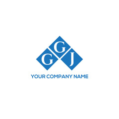 GGJ letter logo design on white background. GGJ creative initials letter logo concept. GGJ letter design.
