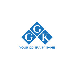 GGK letter logo design on white background. GGK creative initials letter logo concept. GGK letter design.
