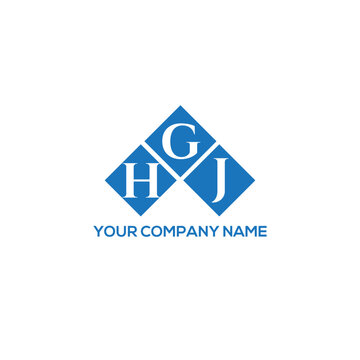 GHJ letter logo design on white background. GHJ creative initials letter logo concept. GHJ letter design.
