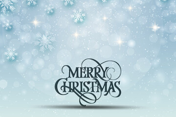 Merry Christmas luxury decoration ornament banner background.