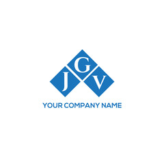 GJV letter logo design on white background. GJV creative initials letter logo concept. GJV letter design.
