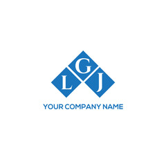 Fototapeta premium GLJ letter logo design on white background. GLJ creative initials letter logo concept. GLJ letter design. 