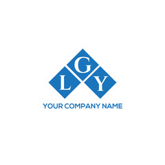 GLY letter logo design on white background. GLY creative initials letter logo concept. GLY letter design.
