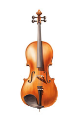 Fototapeta premium Classic Violin Isolated on White Background - String Instrument Elegance, Orchestral Music