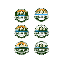 set of badges and labels logo