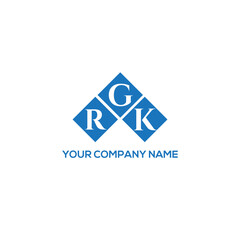 GRK letter logo design on white background. GRK creative initials letter logo concept. GRK letter design.
