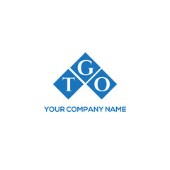 GTO letter logo design on white background. GTO creative initials letter logo concept. GTO letter design.
