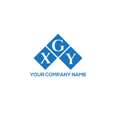 GXY letter logo design on white background. GXY creative initials letter logo concept. GXY letter design.
