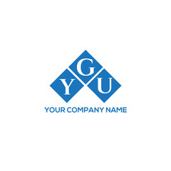 GYU letter logo design on white background. GYU creative initials letter logo concept. GYU letter design.
