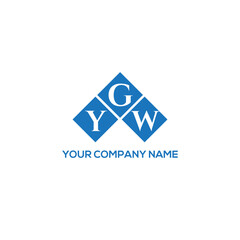GYW letter logo design on white background. GYW creative initials letter logo concept. GYW letter design.
