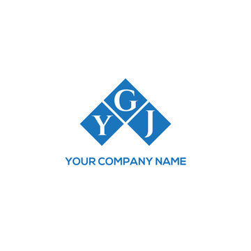 GYJ letter logo design on white background. GYJ creative initials letter logo concept. GYJ letter design.

