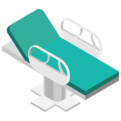 Isometric Hospital Bed