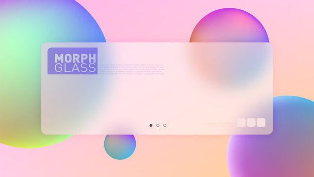 Morph Matte Transparent Glass In Pastel Colors