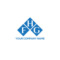 HFG letter logo design on white background. HFG creative initials letter logo concept. HFG letter design.
