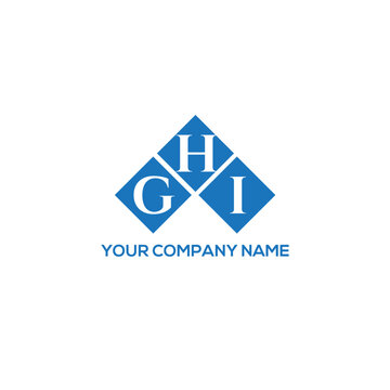 HGI letter logo design on white background. HGI creative initials letter logo concept. HGI letter design.
