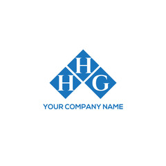 HHG letter logo design on white background. HHG creative initials letter logo concept. HHG letter design.
