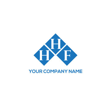 HHF letter logo design on white background. HHF creative initials letter logo concept. HHF letter design.
