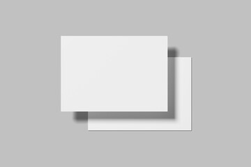A6 Postcard Blank Mockup