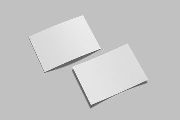 A6 Postcard Blank Mockup