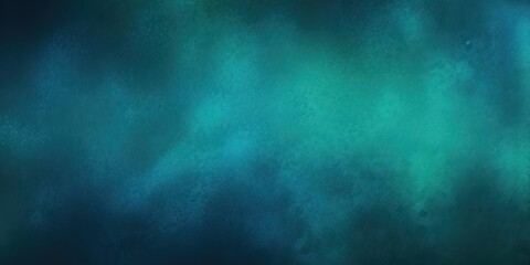 Fototapeta na wymiar Blue-Green gradient background grainy noise texture