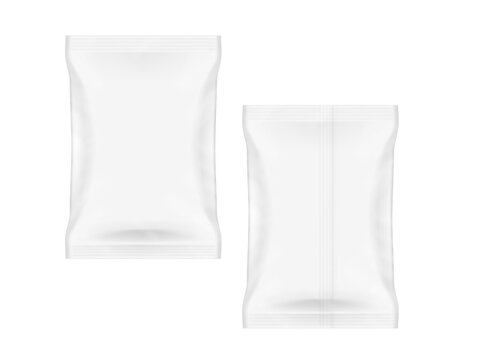 Snack Pillow Bag Front And Back View